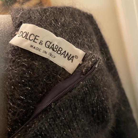 Dolce & Gabbana sweater 100% wool with leather DG - Picture 5 of 7